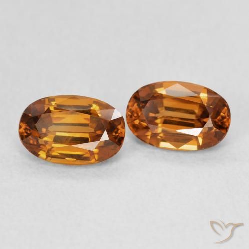 Shop natural 1.67ct Orange foncé Zircon gems, ovale, from Colombie at GemSelect. In stock, global shipping!