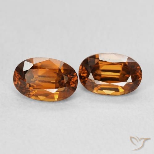 Shop natural 1.65ct Orange foncé Zircon gems, ovale, from Colombie at GemSelect. In stock, global shipping!