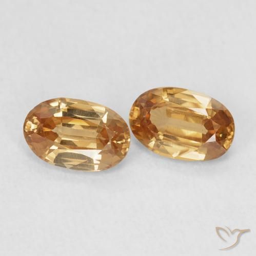 Shop natural 1.40ct Orange foncé Zircon gems, ovale, from Colombie at GemSelect. In stock, global shipping!