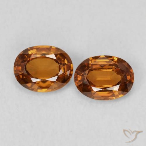 Shop natural 0.98ct Orange foncé Zircon gems, ovale, from Colombie at GemSelect. In stock, global shipping!