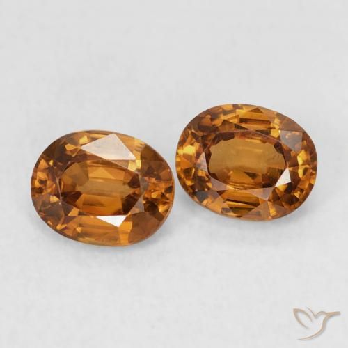 Shop natural 1.22ct Orange moyen Zircon gems, ovale, from Colombie at GemSelect. In stock, global shipping!