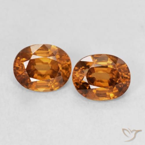 Shop natural 1.20ct Orange brun Zircon gems, ovale, from Colombie at GemSelect. In stock, global shipping!