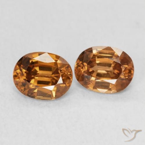 Shop natural 1.27ct Orange moyen Zircon gems, ovale, from Colombie at GemSelect. In stock, global shipping!