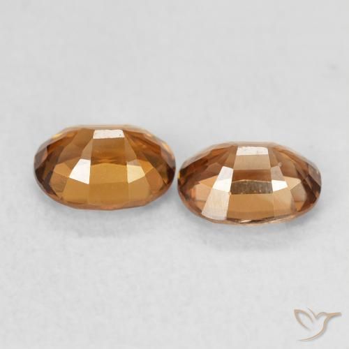 Shop natural 1.27ct Orange moyen Zircon gems, ovale, from Colombie at GemSelect. In stock, global shipping!