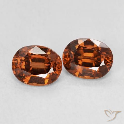 Shop natural 1.27ct Orange foncé Zircon gems, ovale, from Colombie at GemSelect. In stock, global shipping!