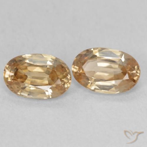 Shop natural 1.37ct Doré pêche léger Zircon gems, ovale, from Colombie at GemSelect. In stock, global shipping!