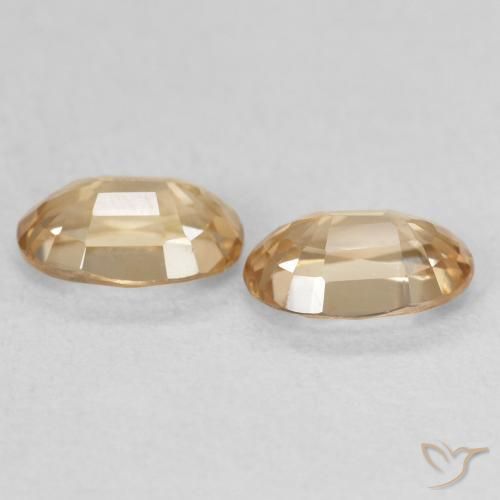 Shop natural 1.37ct Doré pêche léger Zircon gems, ovale, from Colombie at GemSelect. In stock, global shipping!