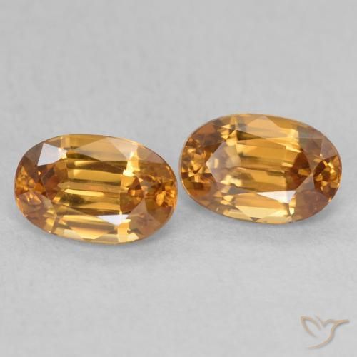 Shop natural 1.59ct Or moyen Zircon gems, ovale, from Colombie at GemSelect. In stock, global shipping!