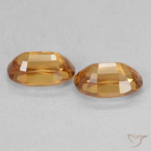 Shop natural 1.59ct Or moyen Zircon gems, ovale, from Colombie at GemSelect. In stock, global shipping!