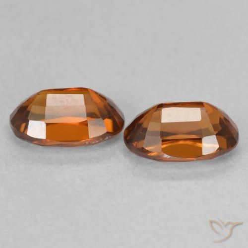 Shop natural 1.62ct Orange foncé Zircon gems, ovale, from Colombie at GemSelect. In stock, global shipping!