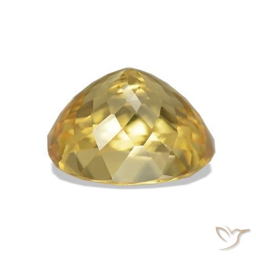 Zircon Doré naturelle ovale, 3.73 ct, VS