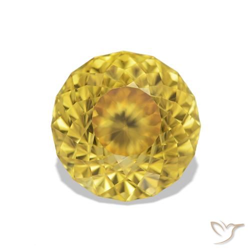 Zircon Jaune miel léger naturelle Tour, 2.93 ct, VVS