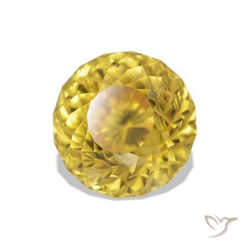 Zircon Jaune miel léger naturelle Tour, 2.93 ct, VVS