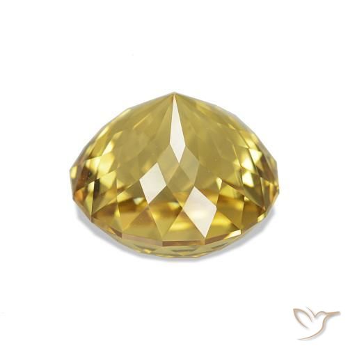 Zircon Jaune miel léger naturelle Tour, 2.93 ct, VVS