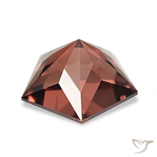 Zircon Rose foncé Rouge naturelle Fantaisie, 3.46 ct, VVS