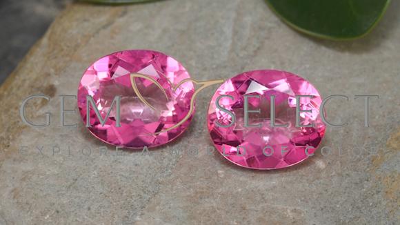 Topaze Rose Naturelle Du Brésil Taille Cœur 2,62 Carats – Gemme Rare P359.129T